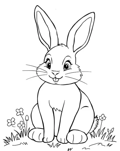 Adorable Spring Bunny
