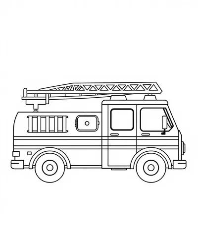 Blazing Fire Truck