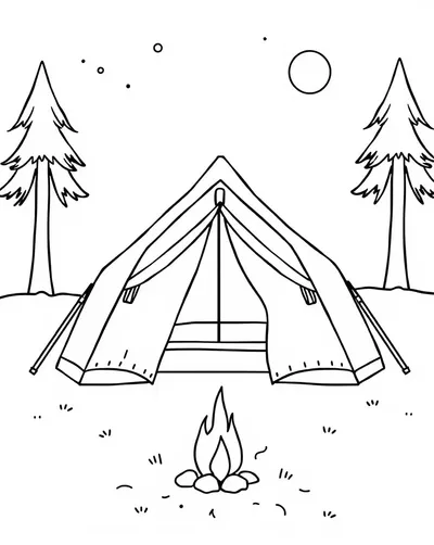 Camping Scene
