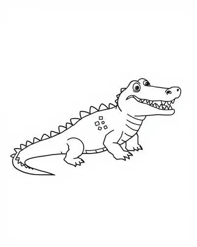 Cartoon Crocodile