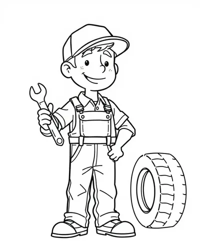 Cheerful Mechanic