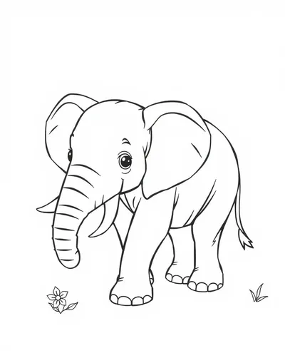 Cute Baby Elephant