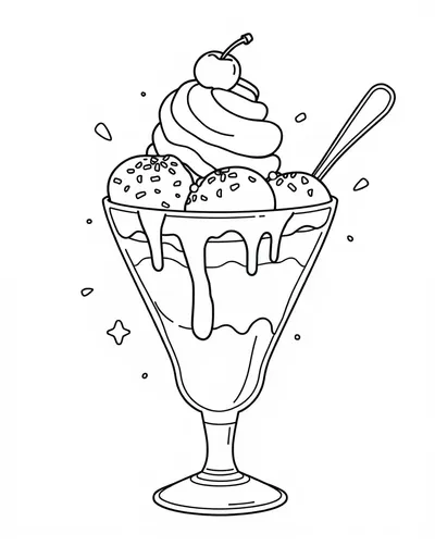 Deluxe Ice Cream Sundae
