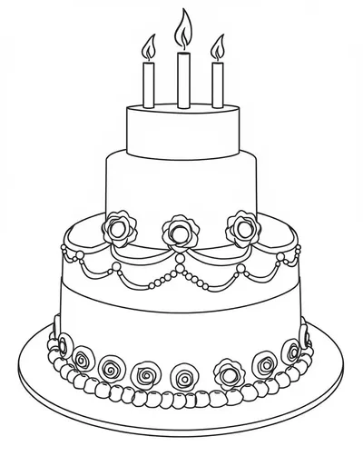 Elegant Celebration Cake