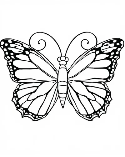 Elegant Winged Butterfly