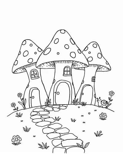 Fairy Mushroom Village