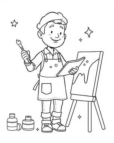 Little Artist at Work