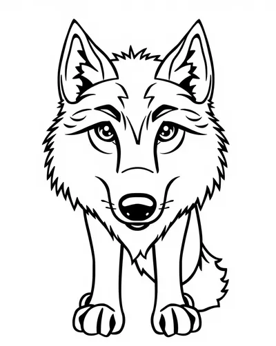 Playful Wolf