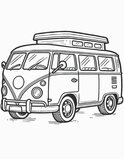 Retro Camper Van