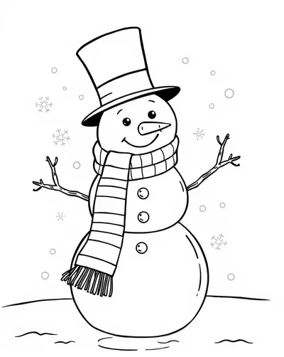 Smiling Snowman